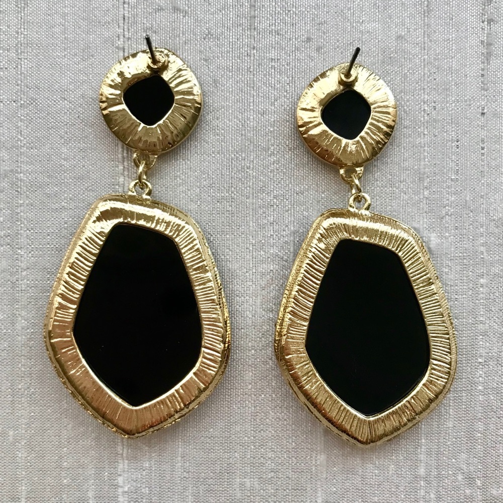 Anthropologie Midnight Drop Earrings - Picture 5 of 8